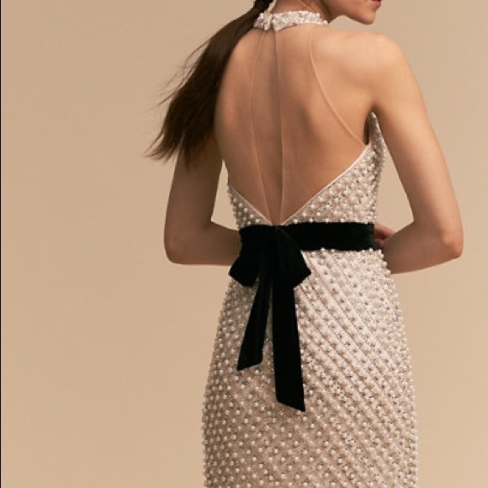 New BHLDN terani couture pearl dress
